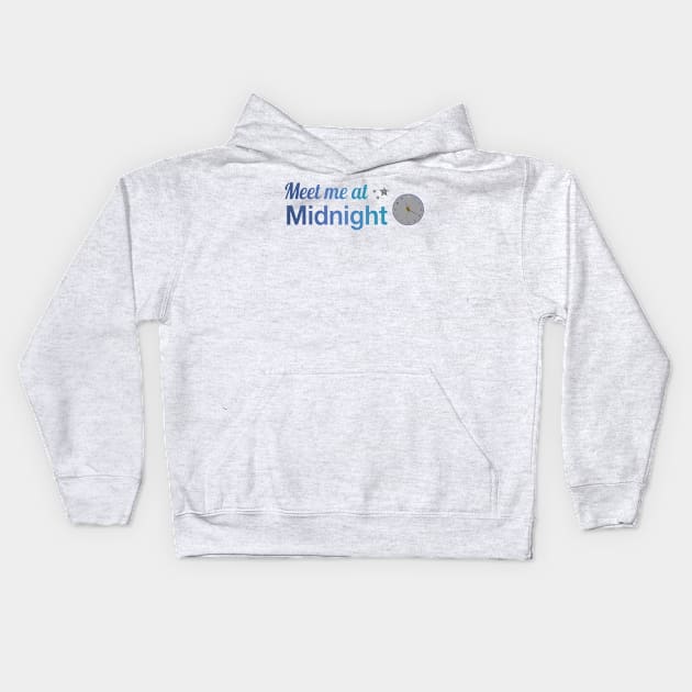 Meet Me At Midnight Taylor Swift Kids Hoodie by Mint-Rose